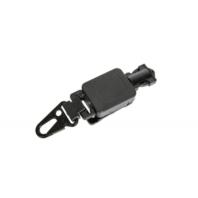 MOSCHETTONE RETRATTILE MULTIFUNZIONE ULTIMATE TACTICAL NERO MOSCHETTONE RETRATTILE MULTIFUNZIONE ULTIMATE TACTICAL NERO
