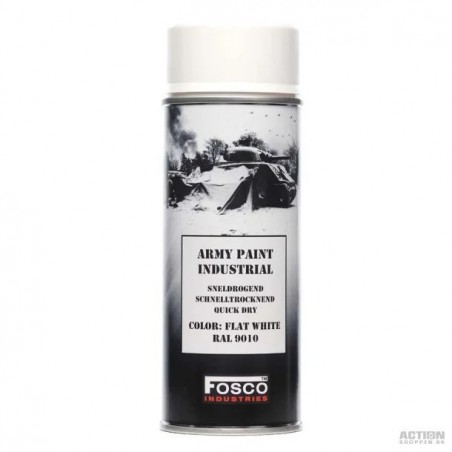 VERNICE SPRAY PER ARMI FOSCO BIANCO OPACO 400ml