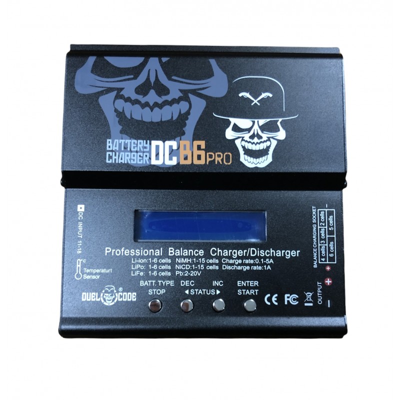 DCB6 PRO CARICA BATTERIE UNIVERSALE PROFESSIONALE DUEL CODE DCB6 PRO CARICA BATTERIE UNIVERSALE PROFESSIONALE DUEL CODE