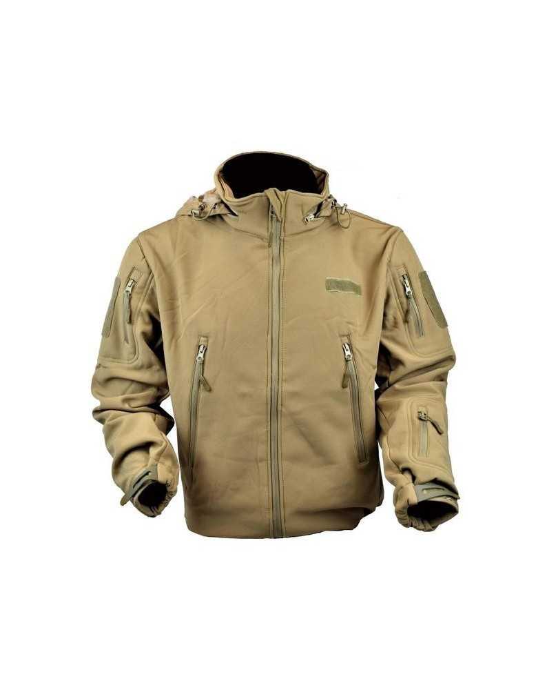GIACCA SOFT SHELL SHARK SKIN JS TACTICAL COYOTE BROWN - SOFTSHELL -  - JW-BROWN