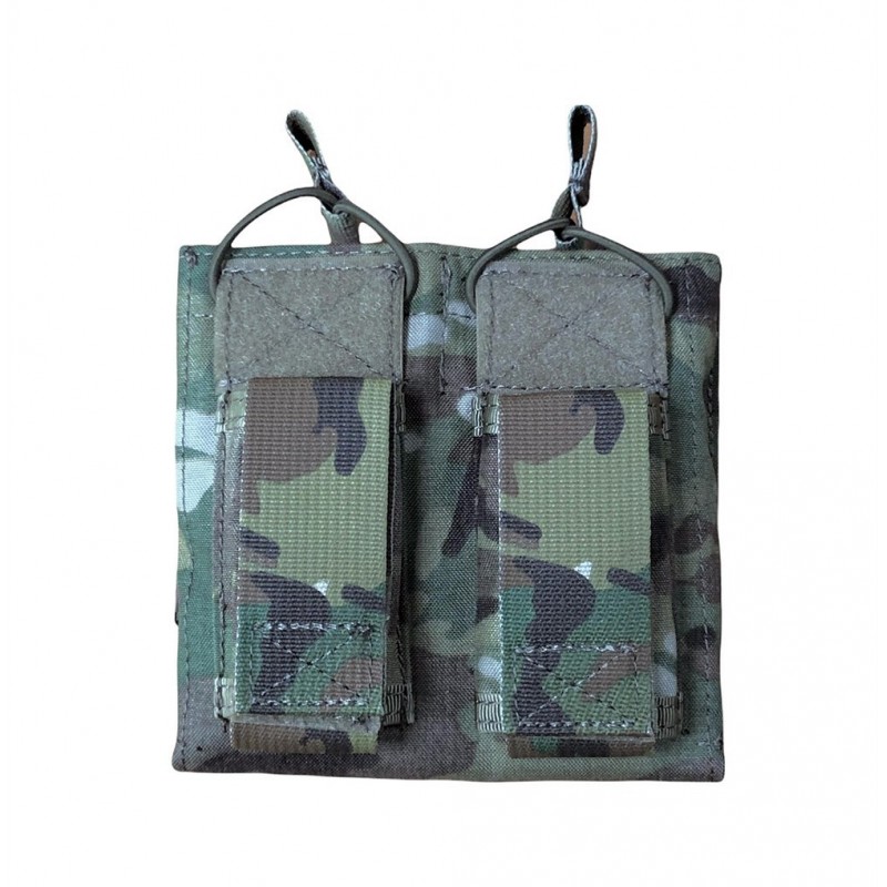TASCA DOPPIA 5.56 E PISTOL OPEN TOP EMERSON MULTICAM