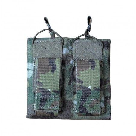 TASCA DOPPIA 5.56 E PISTOL OPEN TOP EMERSON MULTICAM