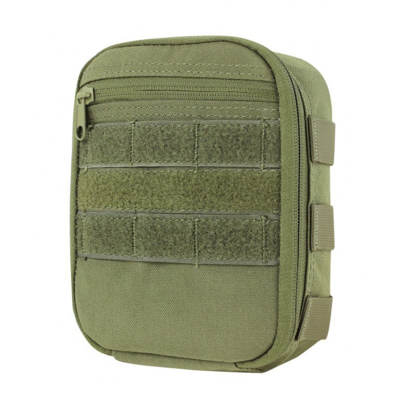 VERTICAL UTILITY POCKET WITH VELCRO CONDOR GREEN