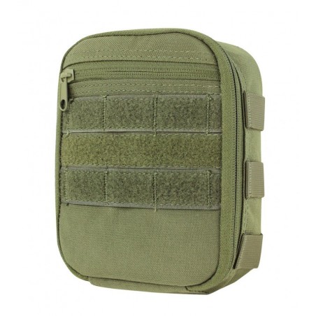 VERTICAL UTILITY POCKET WITH VELCRO CONDOR GREEN