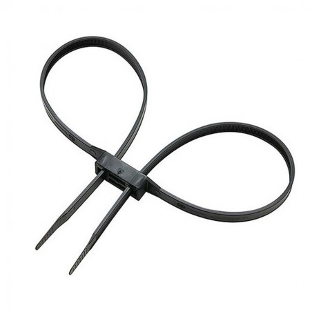 REUSABLE 8-PIECE MOULDED PLASTIC HANDCUFFS