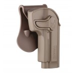 POLYMER HOLSTER FOR BERETTA 92 FS M9 RIGHT AMOMAX COYOTE