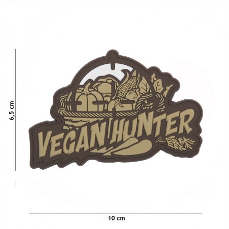 PATCH 3D PVC VEGAN HUNTER 10x6.5 COYOTE