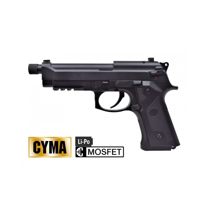 PISTOLA ELETTRICA M92 AEP MOSFET EDITION CYMA NERA CM132UP PISTOLA ELETTRICA M92 AEP MOSFET EDITION CYMA NERA CM132UP