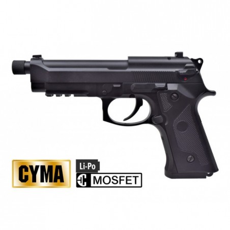 PISTOLA ELETTRICA M92 AEP MOSFET EDITION CYMA NERA CM132UP