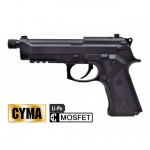 PISTOLA ELETTRICA M92 AEP MOSFET EDITION CYMA NERA CM132UP PISTOLA ELETTRICA M92 AEP MOSFET EDITION CYMA NERA CM132UP