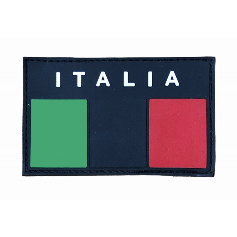 PATCH 3D PVC BANDIERA ITALIANA BASSA VISIBILITA'