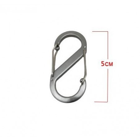 ALUMINUM MOSCHET S SHAPE 5cm. RAM OUTDOOR