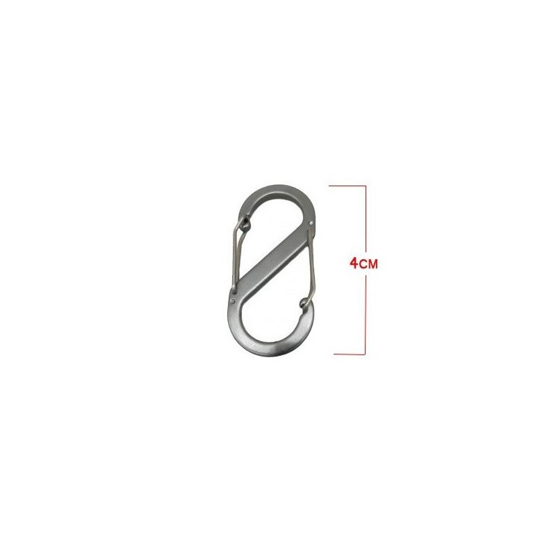 ALUMINUM MOSCHET S SHAPE 4cm. RAM OUTDOOR