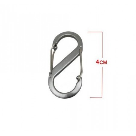 ALUMINUM MOSCHET S SHAPE 4cm. RAM OUTDOOR