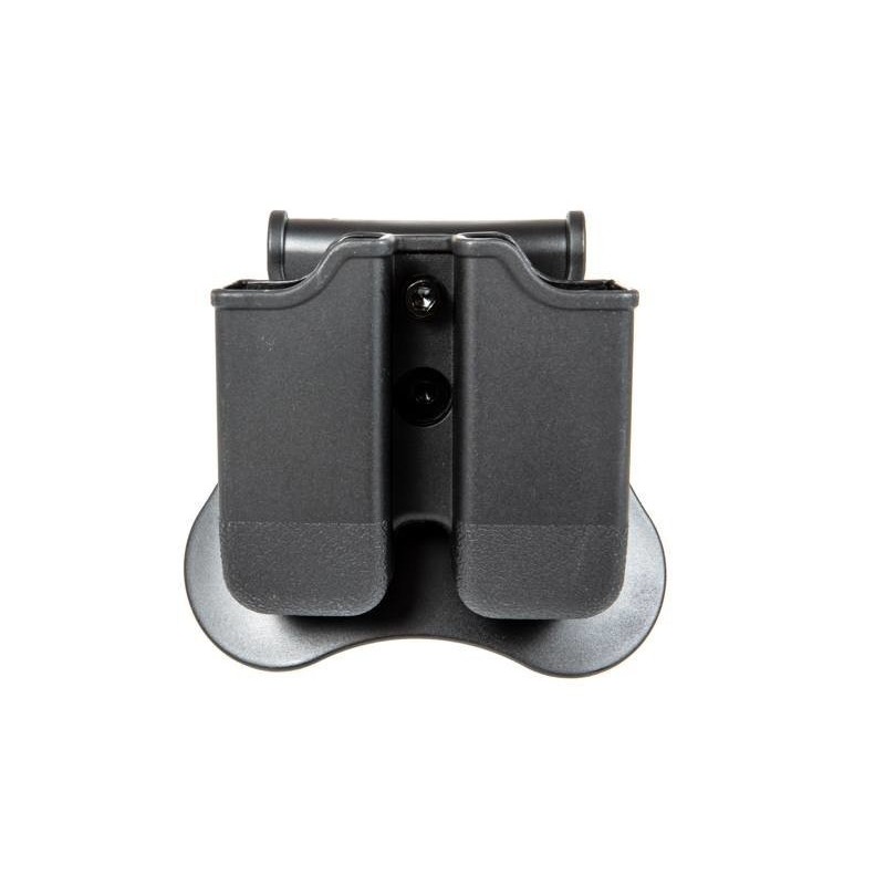 POLYMER DOUBLE MAGAZINE HOLDER GLOCK 17 AMOMAX