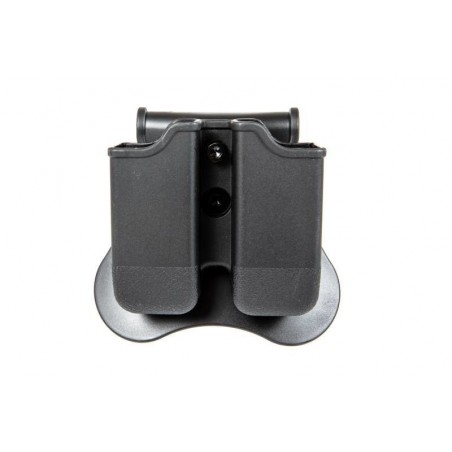 POLYMER DOUBLE MAGAZINE HOLDER GLOCK 17 AMOMAX