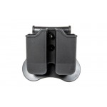 POLYMER DOUBLE MAGAZINE HOLDER GLOCK 17 AMOMAX