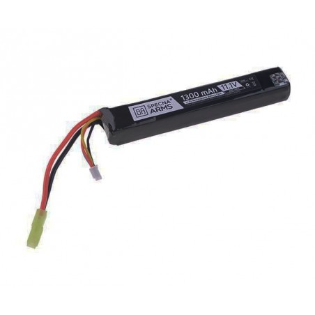 LIPO BATTERY 11.1V 1300 mAH 20/40C STOCK SPECNA ARMS