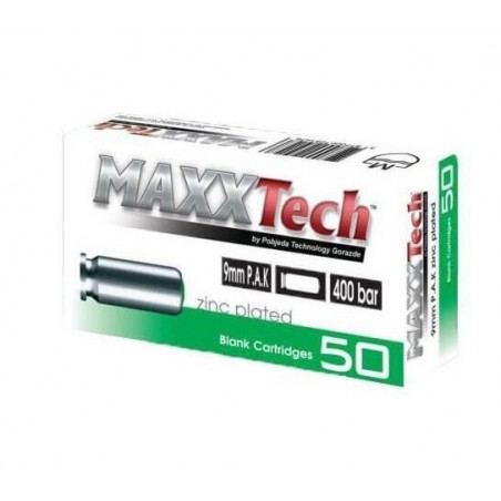 MUNIZIONI A SALVE 9 mm 50 pz MAXXTECH