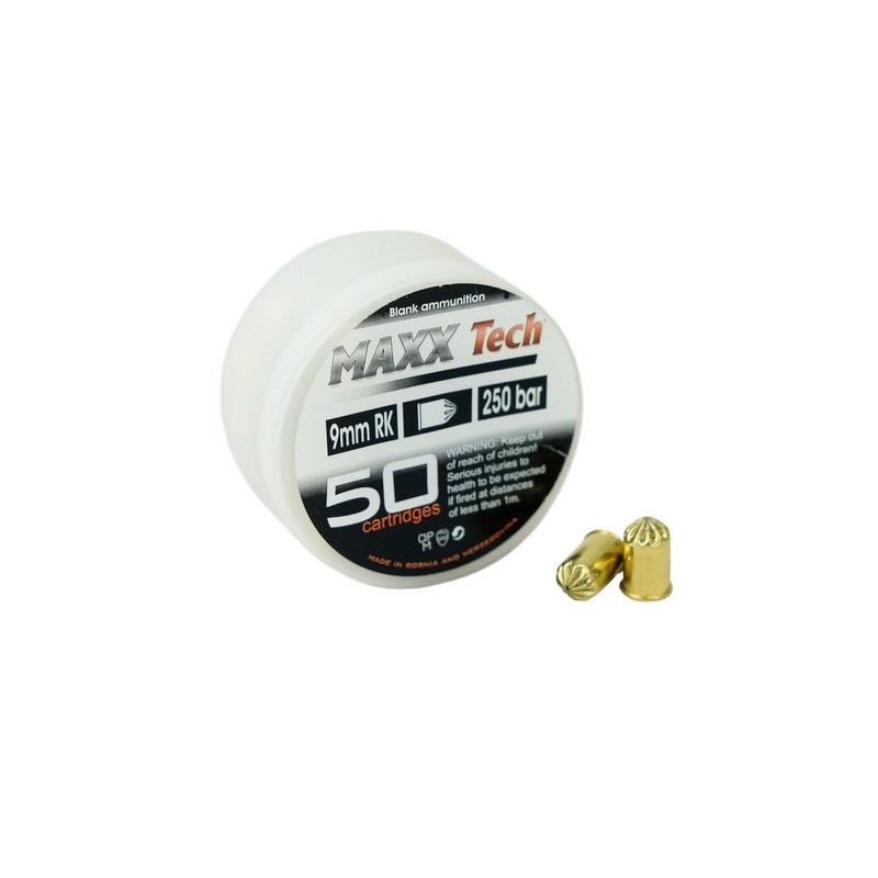 MUNIZIONI A SALVE 380 PAK mm 50 pz MAXXTECH