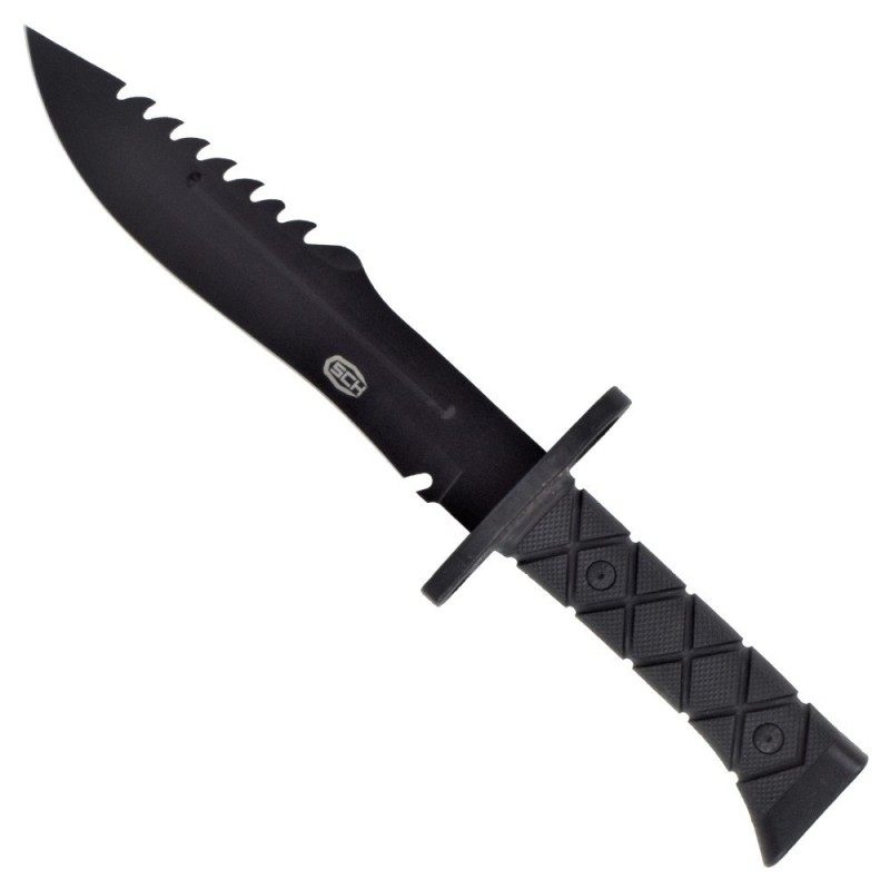 COLTELLO DA CACCIA SHARK LAMA FISSA IN ACCIAIO CON FODERO COLTELLO DA CACCIA SHARK LAMA FISSA IN ACCIAIO CON FODERO