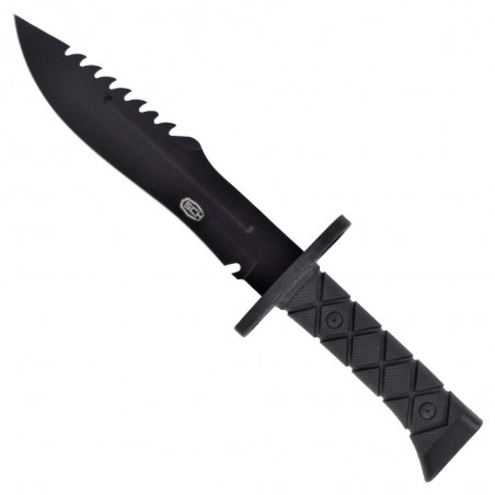 COLTELLO DA CACCIA SHARK LAMA FISSA IN ACCIAIO CON FODERO