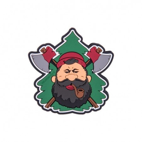 PATCH IN GOMMA 3D PVC BEARDMAN BUSHCRAFT HELIKON-TEX