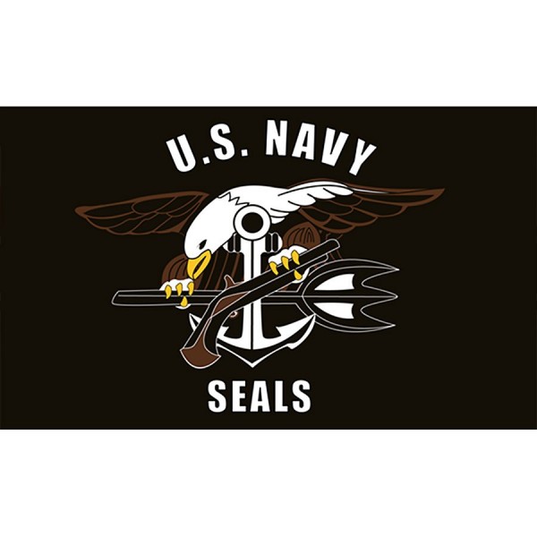 NAVY SEAL FLAG 100 X 150 POLYESTER