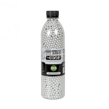 BOTTLE 3000 BIODEGRADABLE WHITE BALLS 0.28 g SPECNA ARMS