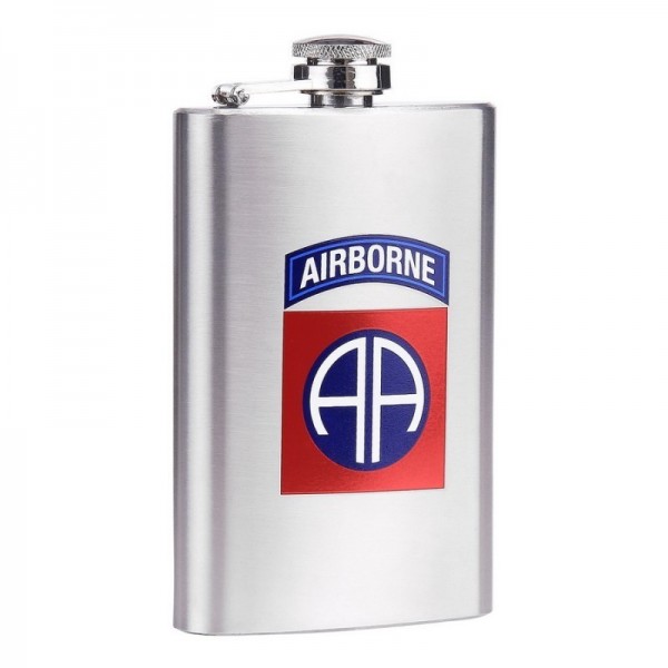 FIASCHETTA 82nd. AIRBORNE 170 ml WWII CROMATO