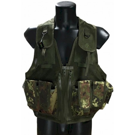 GILET TATTICO 8 TASCHE VEGETATO ROYAL