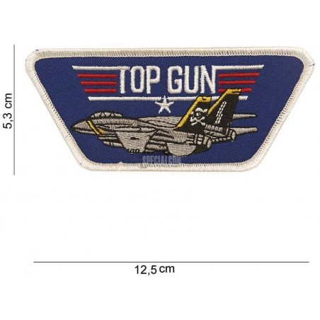 PATCH RICAMATA TOP GUN BLUE TERMOADESIVA
