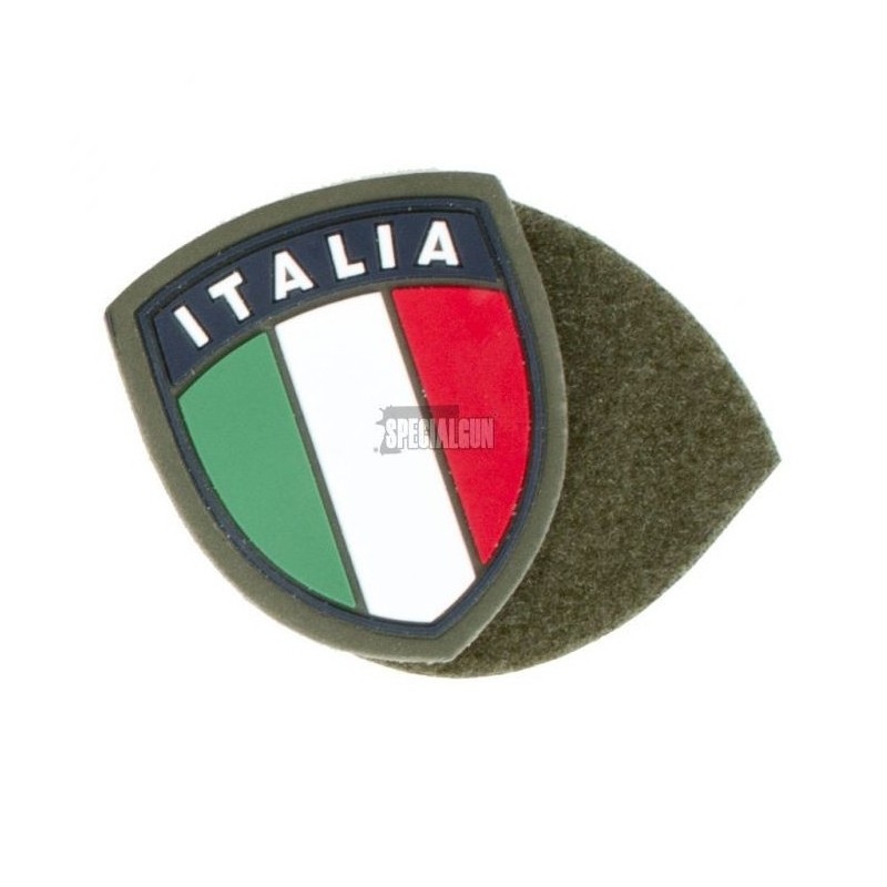 PVC RUBBER PATCH SHIELD ITALY GREEN PVC RUBBER PATCH SHIELD ITALY GREEN
