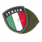 PVC RUBBER PATCH SHIELD ITALY GREEN PVC RUBBER PATCH SHIELD ITALY GREEN