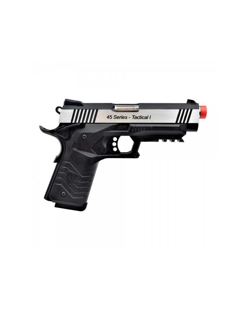 1911 TACTICAL GAS BLOWBACK HFC NERO/SILVER - PISTOLE GAS -  - HG171S