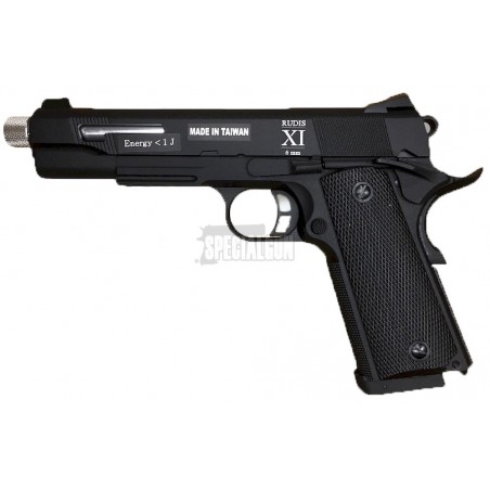 SECUTOR RUDIS IV CO2 BLOWBACK FULL METAL SILVER