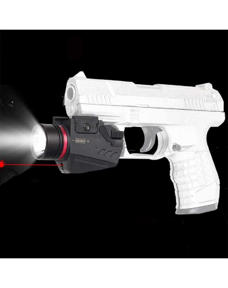 TORCIA E LASER PISTOLA TACTICAL GUN LED 150 LUMEN - Home -  - 1451