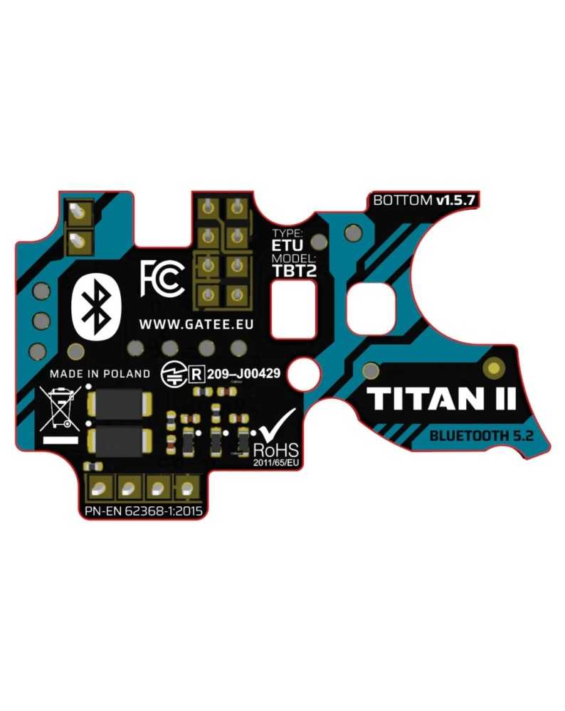 GATE TITAN II BLUEBTOOTH V2 CAVI POSTERIORI - MOSFET E CENTRALINE - - TBT2-AR