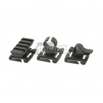 KIT GANCI PER SISTEMA MOLLE FMA NERO KIT GANCI PER SISTEMA MOLLE FMA NERO