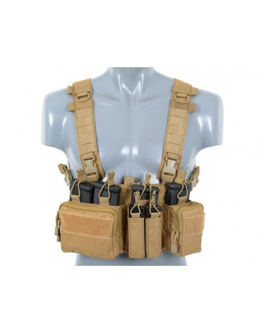 CHEST RIG RECCE/SNIPER BUCKLE UP 8FIELDS COYOTE TAN