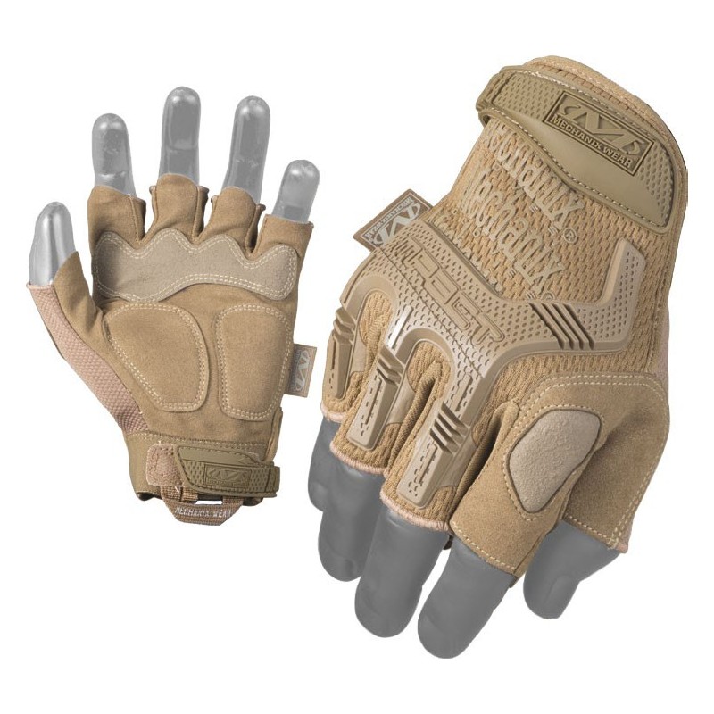 GUANTI TATTICI M-PACT FINGERLESS MECHANIX DESERT GUANTI TATTICI M-PACT FINGERLESS MECHANIX DESERT