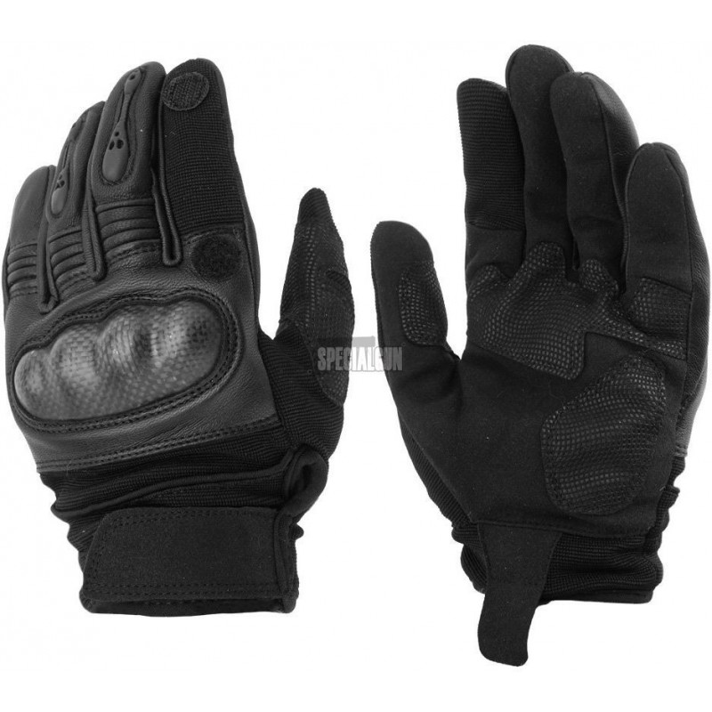 GUANTI TATTICI IN PELLE GEN.2 MILTEC NERO GUANTI TATTICI IN PELLE GEN.2 MILTEC NERO