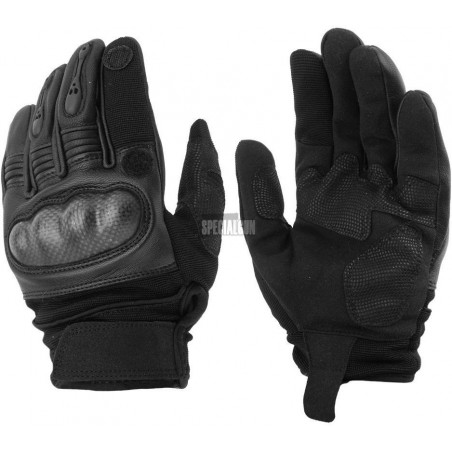 TACTICAL LEATHER GLOVES GEN.2 MILTEC BLACK