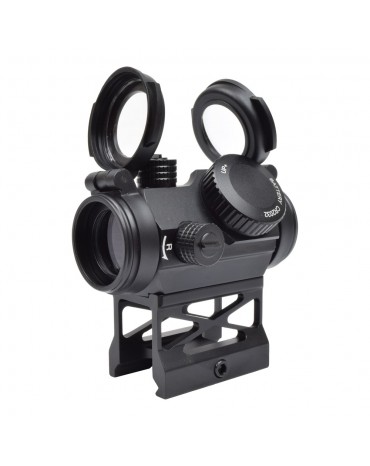 RED DOT SIGHT CON RIALZO 1" NERO JS TACTICAL