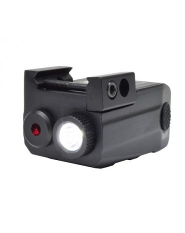 TORCIA LED 140 CON LASER ROSSO JS TACTICAL