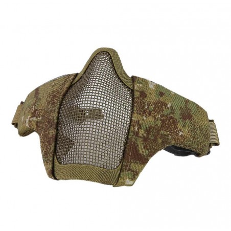 MASCHERA A RETE IN METALLO E TESSUTO DRAGONPRO CON ATTACCO PER ELMETTO BADLANDS