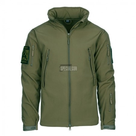 MILITARY THERMAL SOFTSHELL JACKET 101INC GREEN OD
