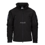 MILITARY THERMAL SOFTSHELL JACKET 101INC BLACK