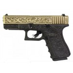 G19 FLORAL PATTERN GAS BLOWBACK WE IVORY G19 FLORAL PATTERN GAS BLOWBACK WE IVORY