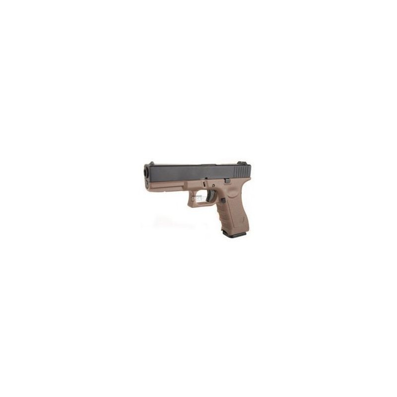 G17 GAS METAL BLOWBACK ARMY ARMAMENT TAN